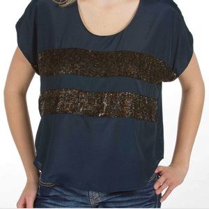 MM Couture by Sequin Shirt